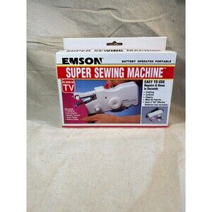 Emson Portable Sewing Machine - NIB Battery-Operated Lightweight